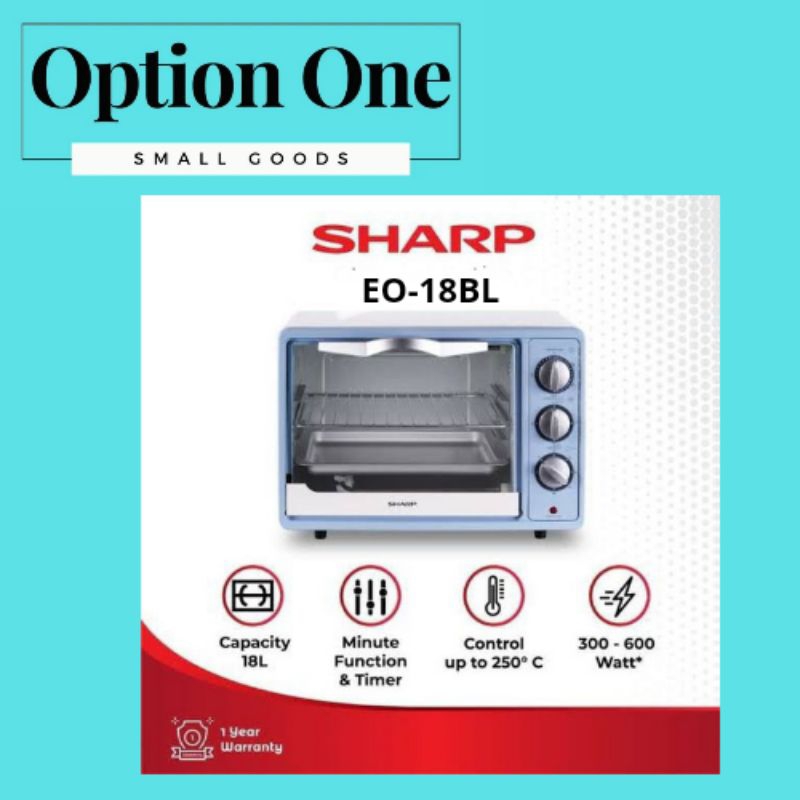 Sharp Elektric Oven EO-18 Oven Listrik EO-18BK / EO 18