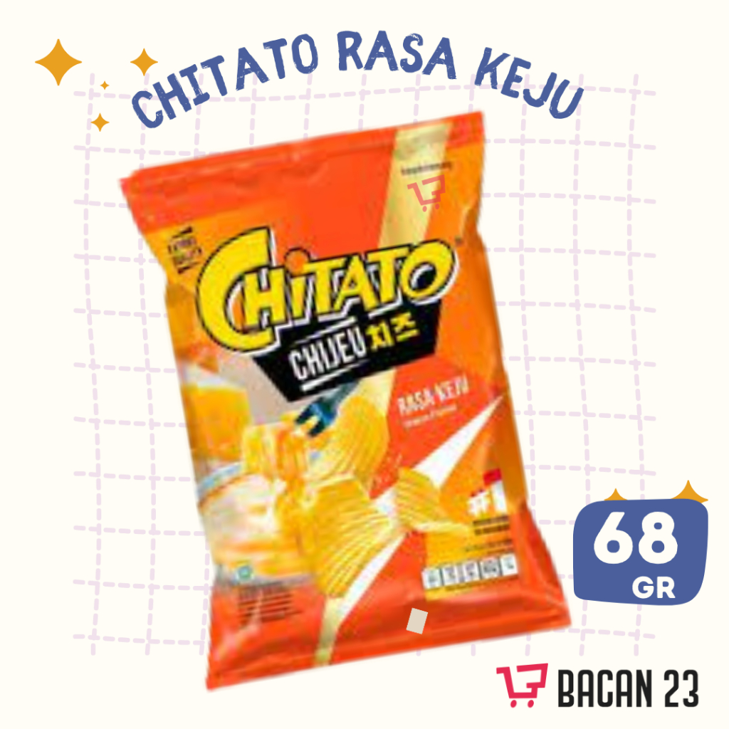 

Chitato Keju (68 gr) / Chitato Chijeu keju (Cheese Flavour)