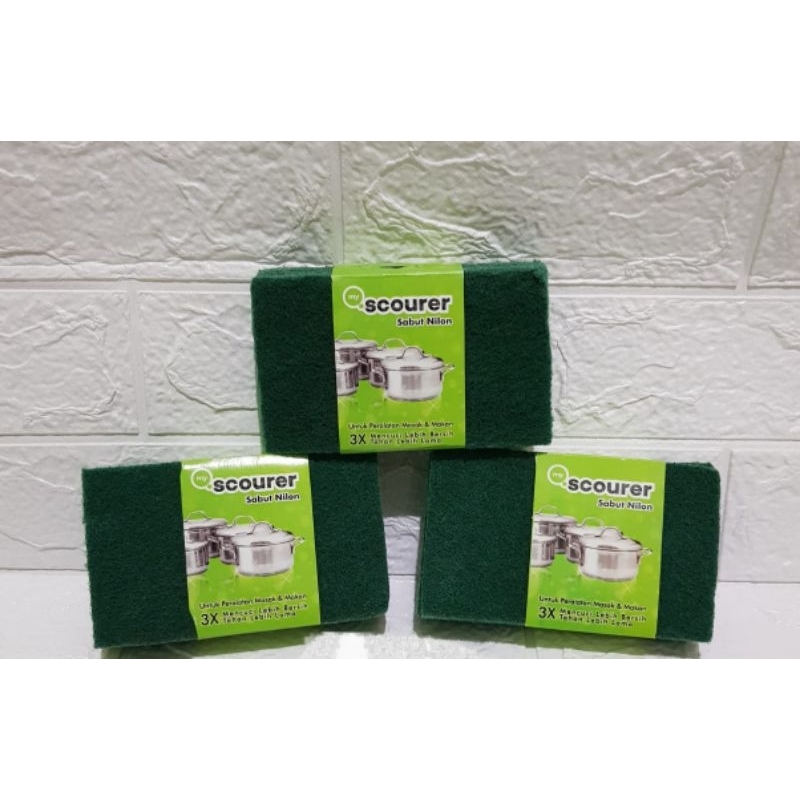 Sabut Hijau Cuci Piring / Spons Hijau Cuci Piring