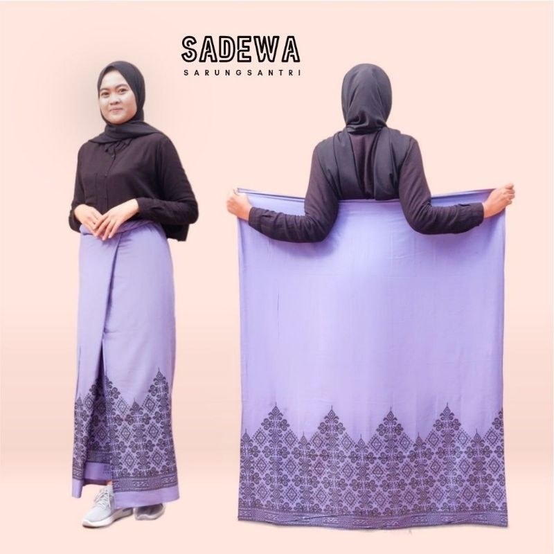 SARUNG RAYON WARNA, SARUNG SANTRIWATI, SARUNG HALUS