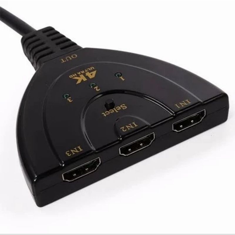 KABEL HDMI 3 PORT ADAPTER HDMI SWITCHER SPLITTER CABANG 3
