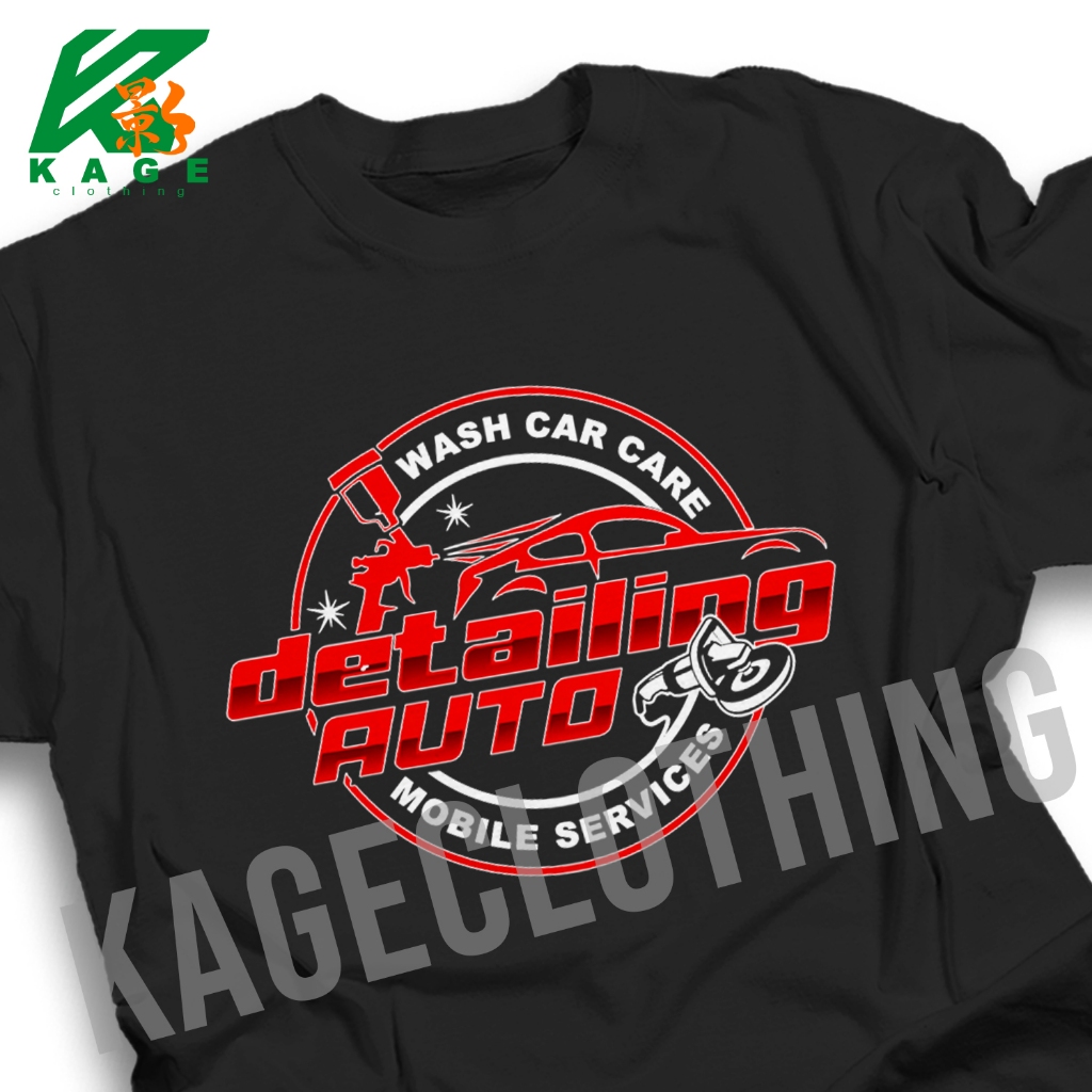 Kaos DETAILING Tshirt baju distro cotton combed 30s UNISEX KAOS OTOMOTIF BENGKEL MOBIL MONTIR