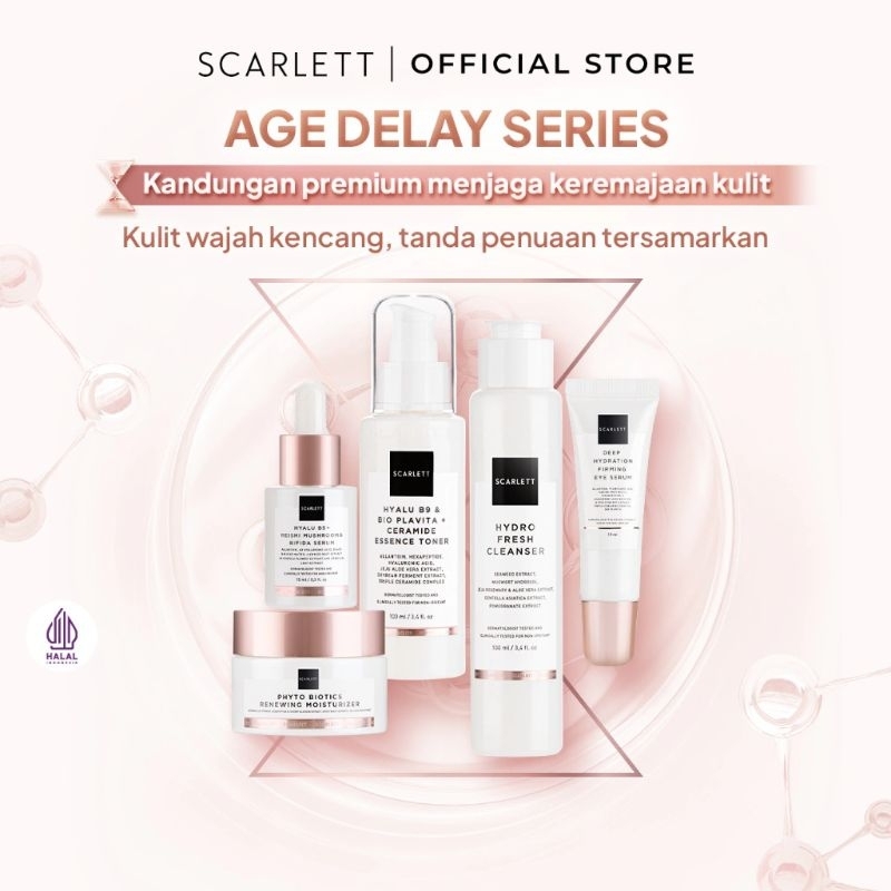 Scarlett Whitening Age Delay Package (Paket Anti Aging)