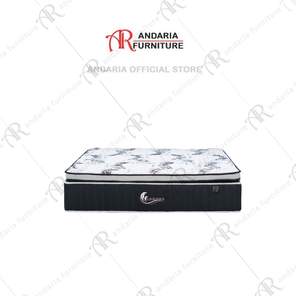 Kasur Springbed Wecare | Kasur + Dipan Satu Set | Kasur Springbed Leggero Flushtop Wecare