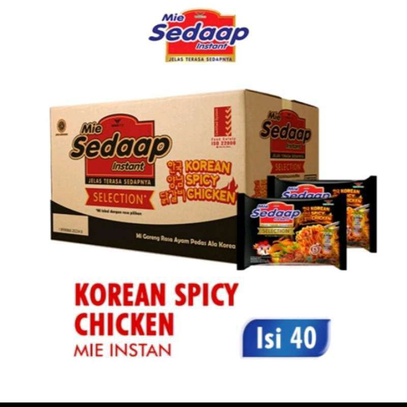 

Sedaap Mie Korean Spicy Chicken 87Gr 1 Dus/isi 40pcs