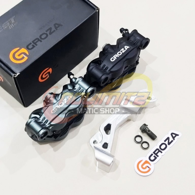 Kaliper Rem Depan Groza Zest Monoblok Disc Brake 260mm PCX 150 160
