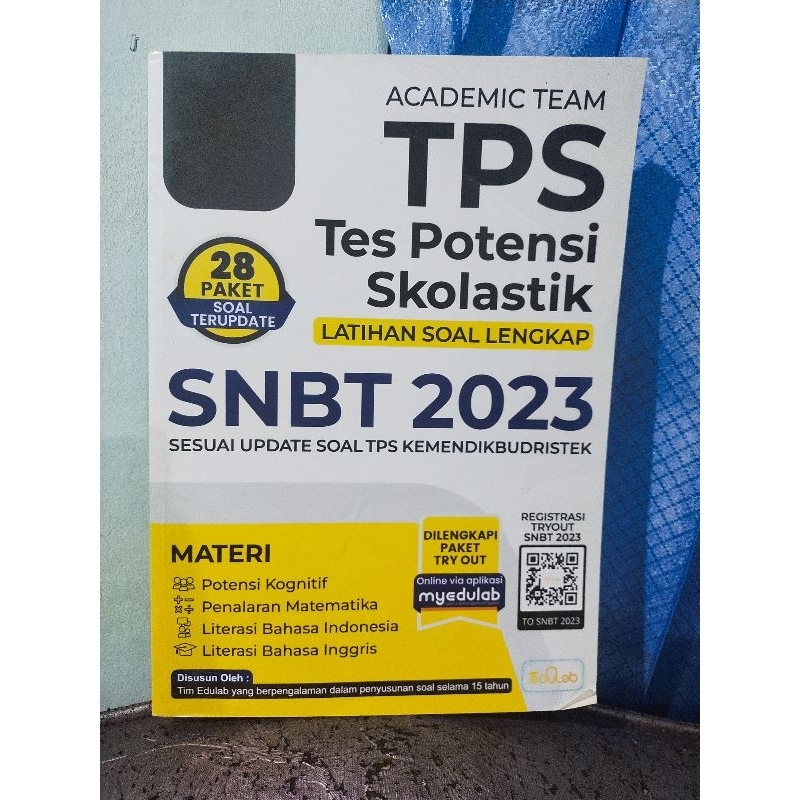 

preloved buku tps tes potensi skolastik edulab (jual murah/butuh uang)