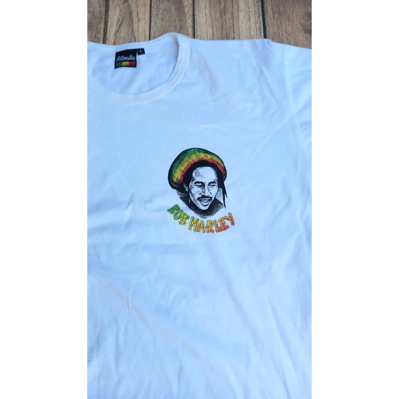 JATIMAIKA kaos Bob Marley simple tshirt band reggae big size baju jumbo 5XL kaus jamaica