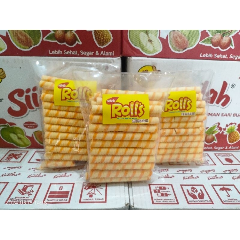 

ROLLS KEJU/ROLLS COKLAT/SNACK BRANDED/SNACK KILOAN