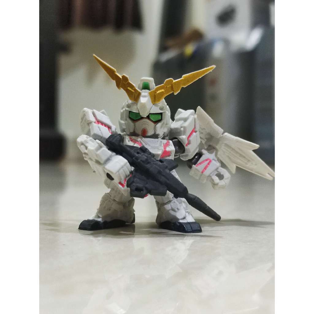 [Minifigure/Gashapon] RX-0 Unicorn Gundam (Destroy Mode) ver. 2 - SD Gundam Warrior Next 12 Chibi Fi