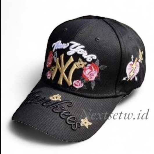 TOPI BASEBALL NEW YORK NY ROSE MLB SPORT KOREA HIGH QUALITY BORDIR