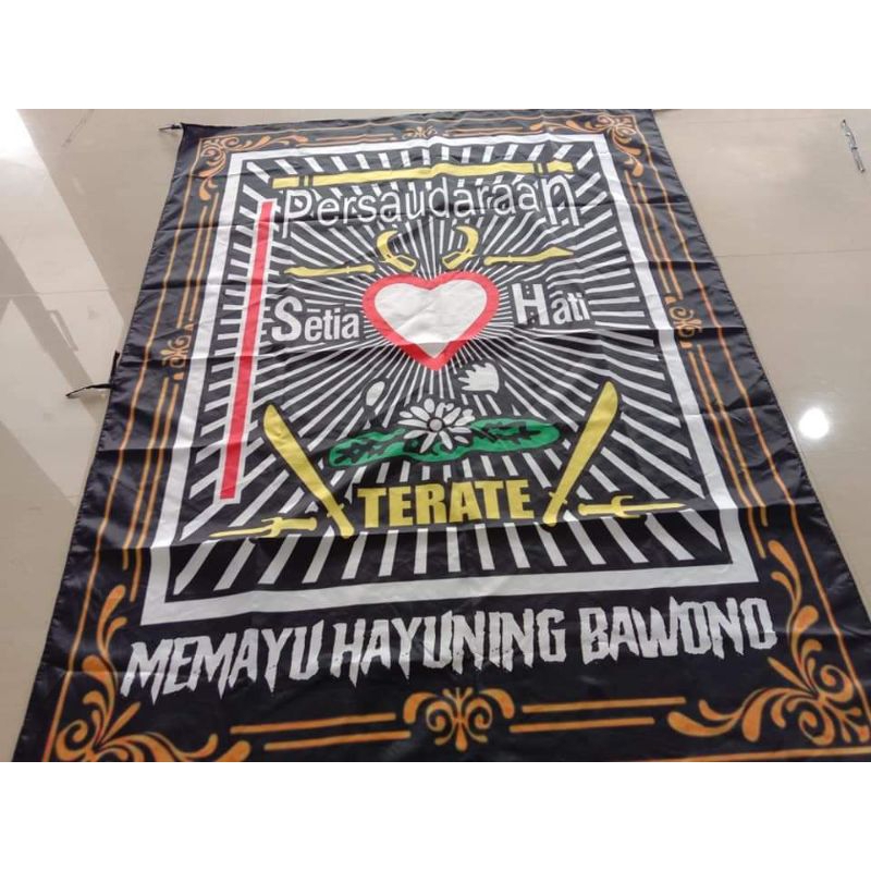 bendera PSHT full printing ukuran besar