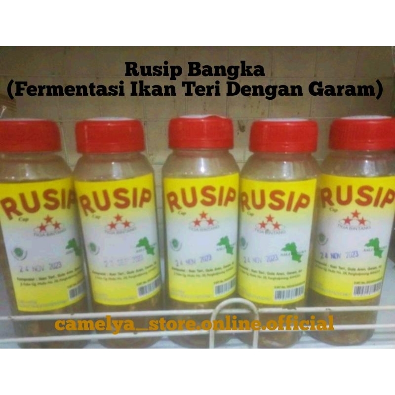 

RUSIP Bangka Cap 3 Bintang/Fermentasi Ikan Teri Dengan Garam