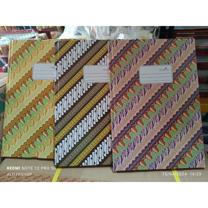 

hard cover polio/buku catatan keuangan paperline