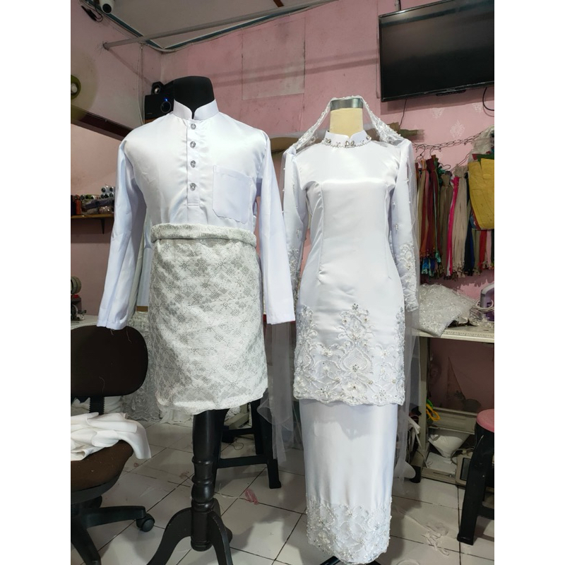 gaun pengantin muslimah malaysia melayu akad gaun walimah gaun akad