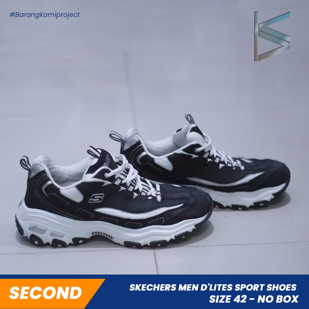 Skechers Men D'lites | Sepatu Olahraga Pria | Second | Size 42