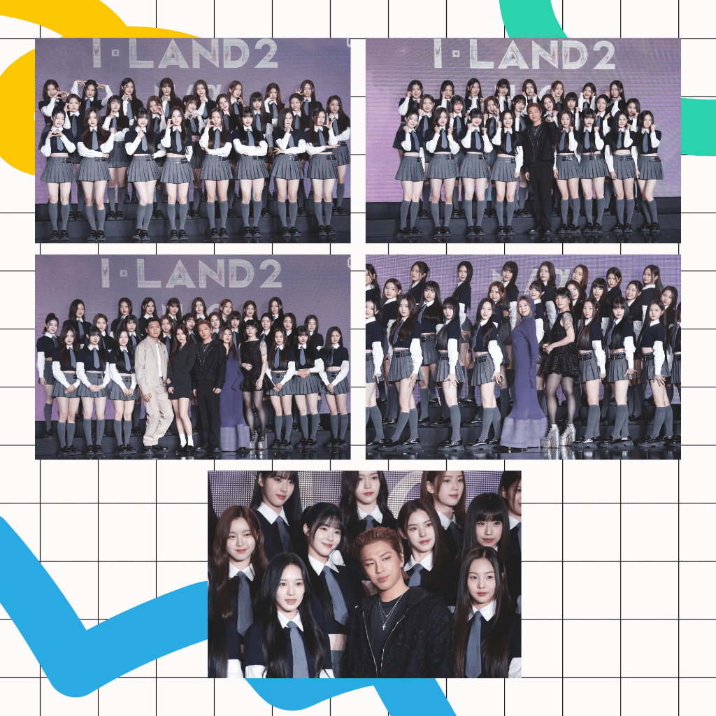 POSTER KPOP : I-LAND 2 - Behind Photo Contestants Press Conference