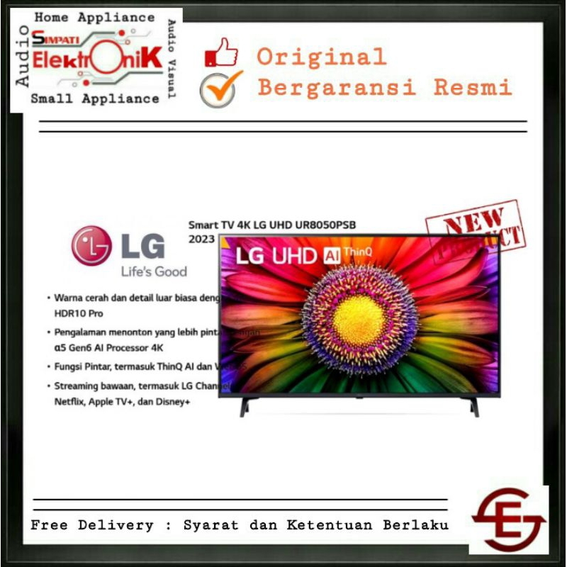 LG 65UR8050 - SMART TV LED 65 INCH 4K UHD HDR MAGIC REMOTE 65UR8050PSB