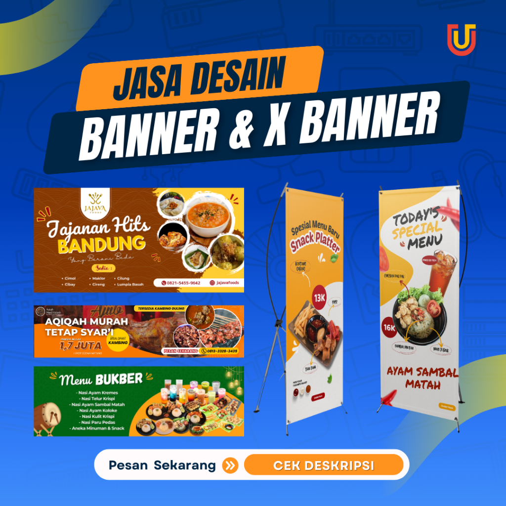 Desain Banner, Desain X-Banner | Murah, Mudah dan Cepat