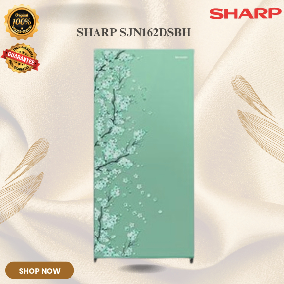 SHARP KULKAS 1 PINTU SJN162DSH 128L/SJN-162DSH/SJN 162DSH/SHARP KULKAS LOW WATT ORIGINAL BERGARANSI