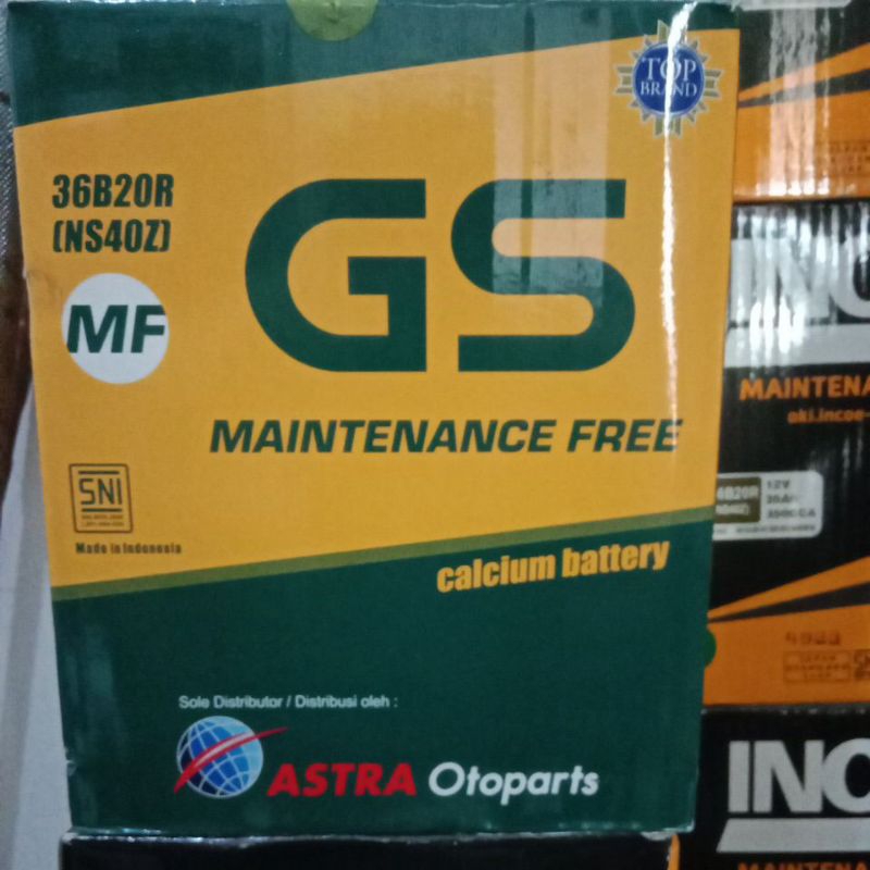 Aki GS ASTRA MF NS40Z kering, avanza xenia rush terios