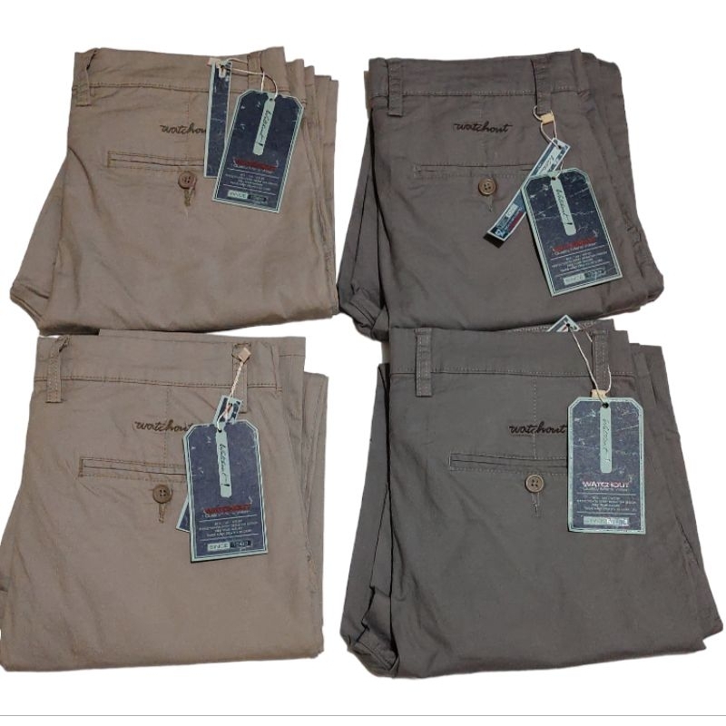 Celana Panjang pria WATCHOUT Officer Slimfit original size 28