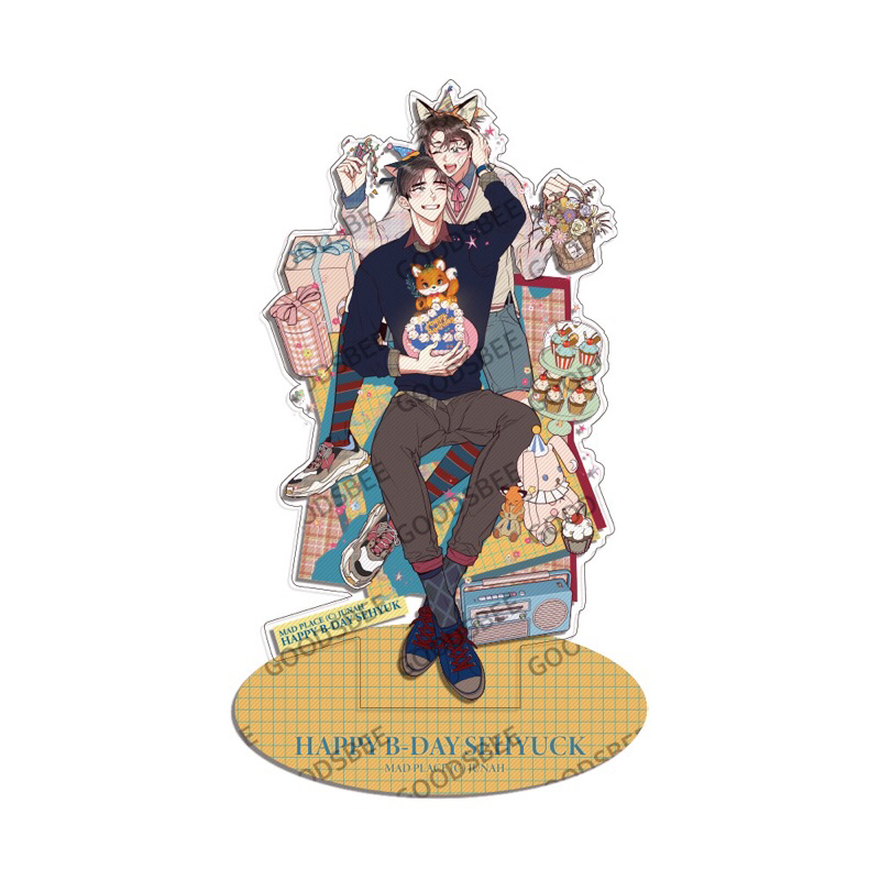 [BOOKED] Mad Place / 매드 플레이스 x Goodsbee Acrylic Standee Birthday Special Manhwa BL