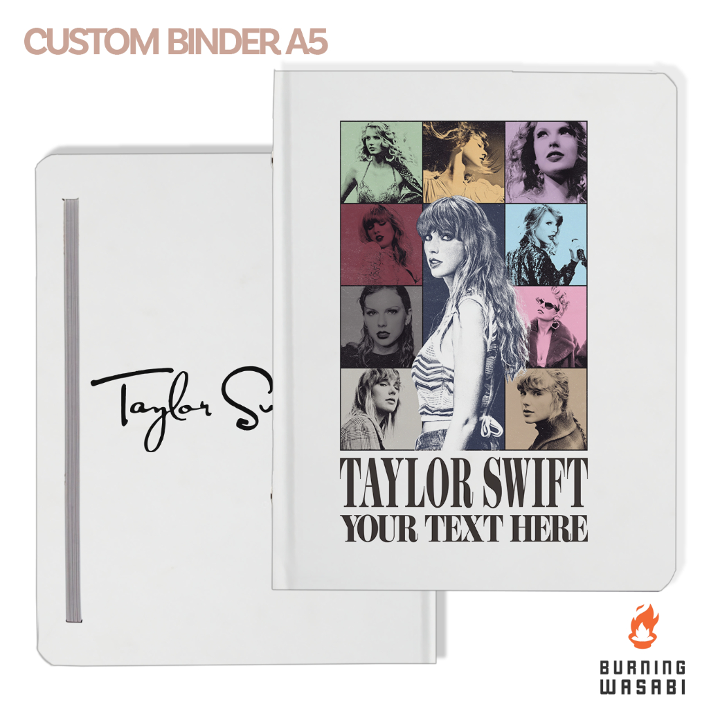 

Binder Taylor Swift Eras Tour Mean Girls Cosplay Aesthetic A5 20 ring 6 ring Custom Nama Burning Wasabi