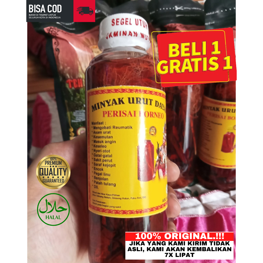 Distributor Resmi Minyak Dayak Asli Kalimantan Ori Ibu Ida Minyak Urut Dayak 100% Original