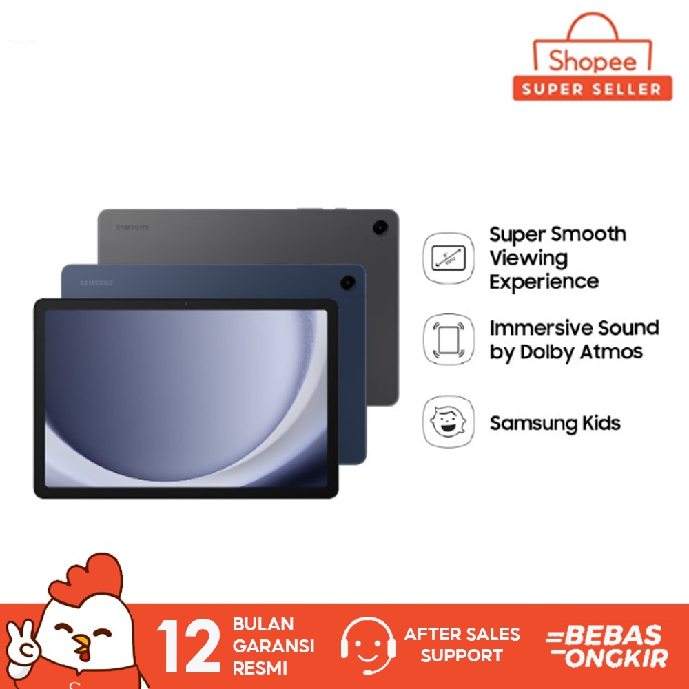 Samsung Galaxy Tab A9 Plus 8/128 4/64 GB Garansi Resmi 4 64 8 128 GB LTE Wifi