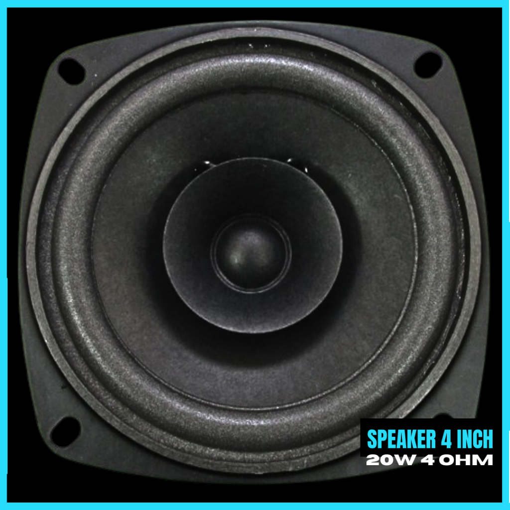 Boomacoustic Speaker Woofer Mobil 4 Inch 20 Watt 4 Ohm