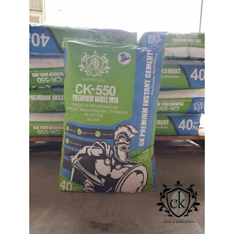 CK550 CK SEMEN INSTAN MORTAR 3IN1 PEREKAT BATA RINGAN, PLASTER, ACI, THINBED LEM HEBEL