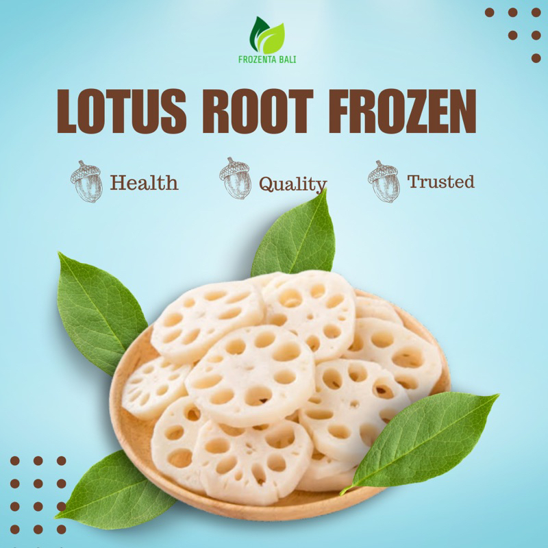 

Lotus root slice 1kg frozen