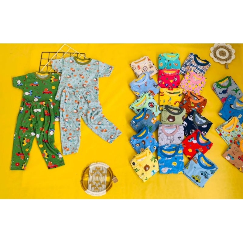 STELAN LIBBY CP BAJU TIDUR ANAK PIYAMA ANAK SETELAN CP LIBBY