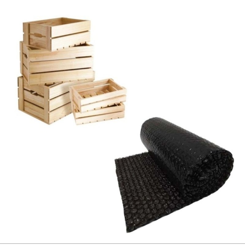 

EXTRA PACKING BUBBLE DAN KAYU