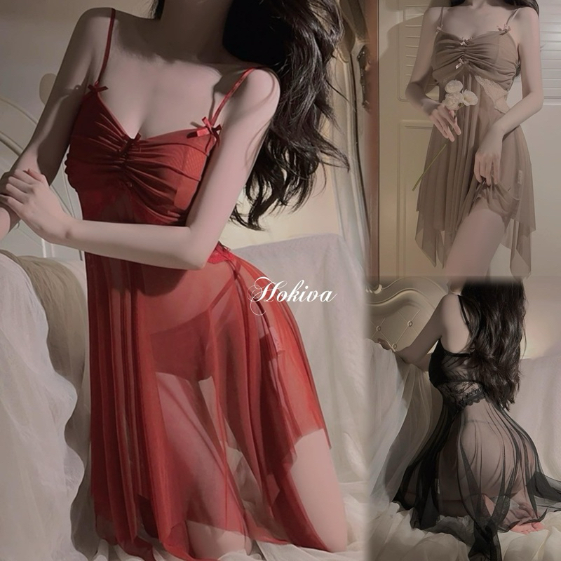 365 Lingerie Sexy Dress Transparan Baju Tidur Sexy Lingerie Babydoll Wanita