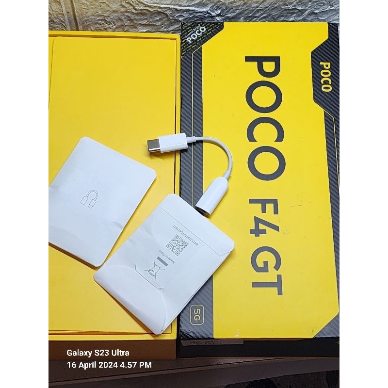 Converter audio type C to aux 3.5mm USB C HEADSET JACK ADAPTER SAMBUNGAN POCO F4 GT