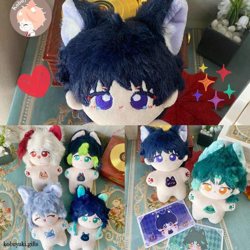 [Ready + pre-order] 10cm Venti Tighnari Ayato Kamisato Kazuha Kaedehara plushie doll plush boneka ge