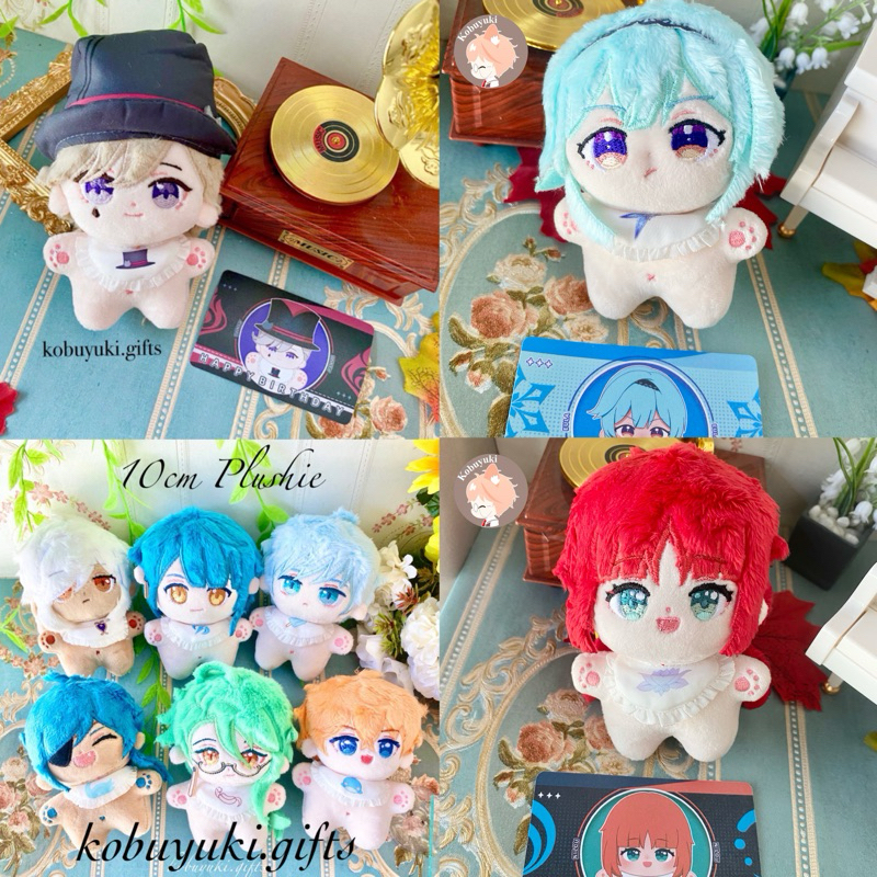 [ready] 10cm Genshin Impact Plushie plush doll cyno xingqiu chongyun kaeya baizhu childe tartaglia b