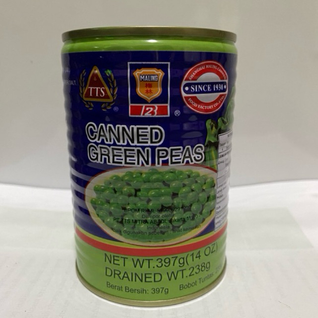 

Kacang Polong Kaleng | Canned Green Peas 397gr