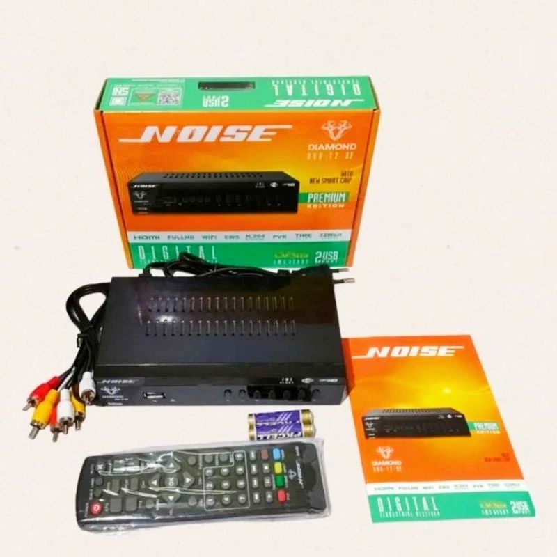 STB Set top box DVB-T2 01 02 NOISE DVB T2