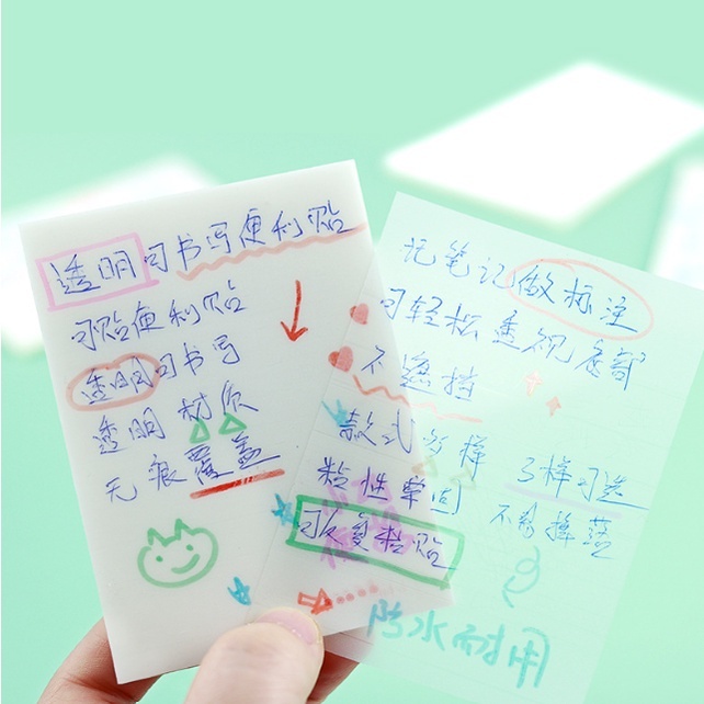 

Sticky note transparan waterproof