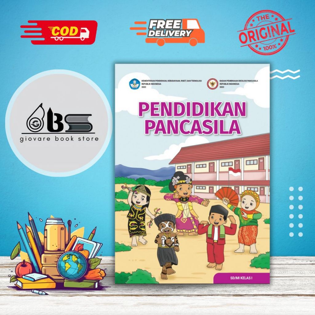 BUKU PENDIDIKAN PANCASILA KELAS 1 KURIKULUM MERDEKA ORIGINAL PENDIDIKAN PANCASILA SD KELAS 1
