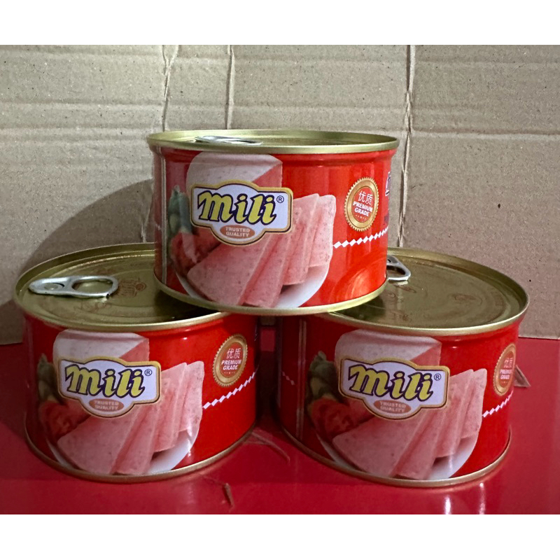 

Ma Ling Mili Premium Grade Pork397gr/maling mili/babi kaleng/maling kaleng/Ham maling