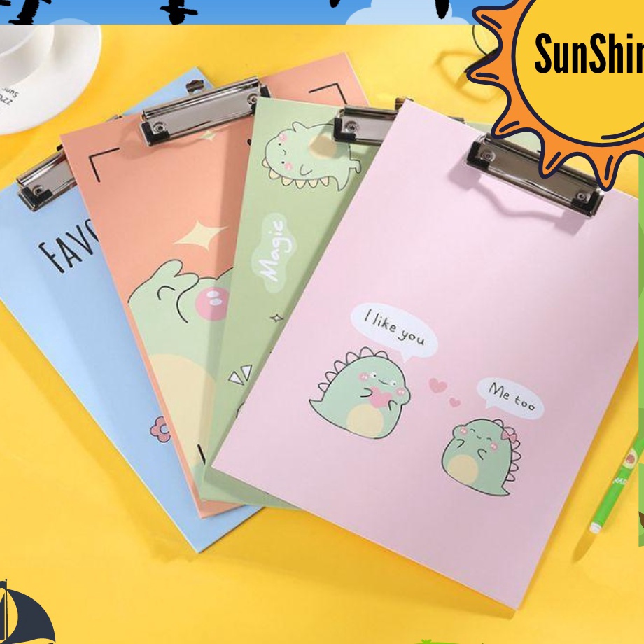 

Kejar Kejutan Sunshine Fancy Papan Jalan Papan Ujian Clipboard A4 Cute Motif