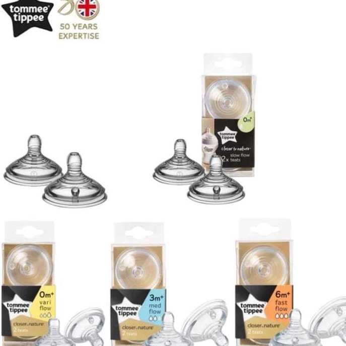CI Original Dot Tommee Tippee Closer To Nature Import  Teat Tommee Tippee Closer To Nature import  N