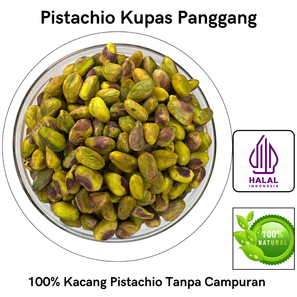 

KAPMAH Pistachio Roasted / Kacang Pistachio Kupas Panggang - 500gram