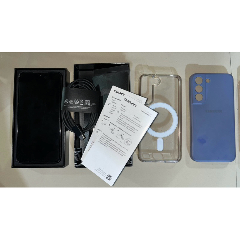 Second Samsung S22 256GB Fullset Mulus Original Free 4 Case