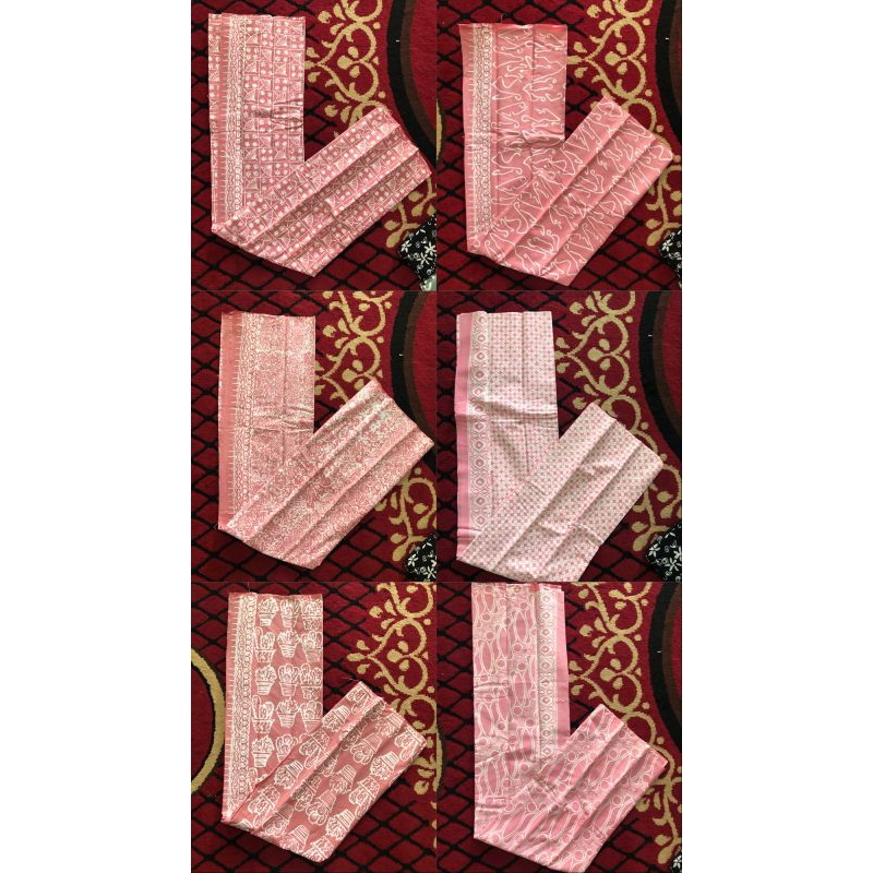 KAIN BATIK CAP / SARUNG BATIK CAP - EDISI WARNA PINK DUSTY