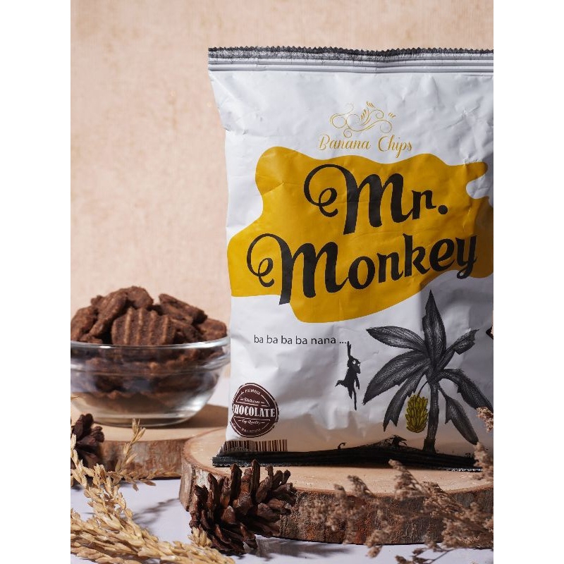 

Mr Monkey Keripik Pisang Kepok khas Lampung